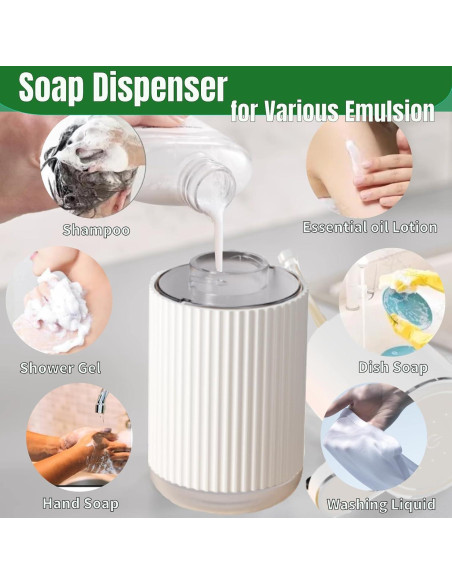 Dispensador Automático de Jabón Fiecco Blanco 385ml Sin Contacto Dispensador Automático de Jabón Fiecco Blanco 385ml Sin Contacto