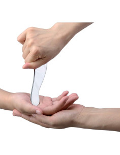 Herramienta Gua Sha Allshow de Acero Inoxidable 17.8x3.8cm 2