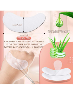 200 Almohadillas de Gel para Ojos Shihanee - Extensiones de Pestañas 2