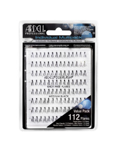 Pestañas Postizas Ardell Sin Nudos Negras Medianas 112 Piezas