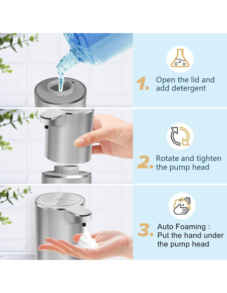 Dispensador Automático de Jabón Espumoso Sylfu 380ml USB