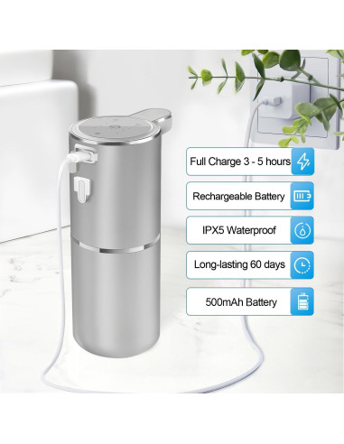 Dispensador Automático de Jabón Espumoso Sylfu 380ml USB