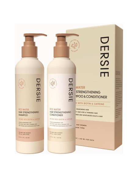 Champú y Acondicionador de Agua de Arroz Dersie 500ml - Crecimiento Cabello Champú y Acondicionador de Agua de Arroz Dersie 500ml - Crecimiento Cabello