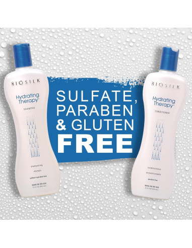 Champú y Acondicionador Hidratante Biosilk 710 ml Libre de Sulfatos