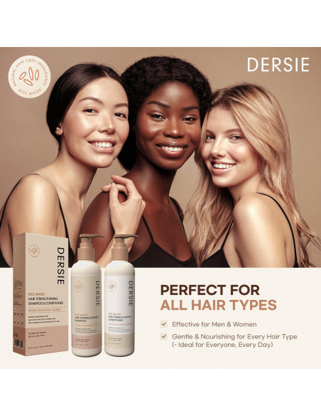 Champú y Acondicionador de Agua de Arroz Dersie 500ml - Crecimiento Cabello Champú y Acondicionador de Agua de Arroz Dersie 500ml - Crecimiento Cabello