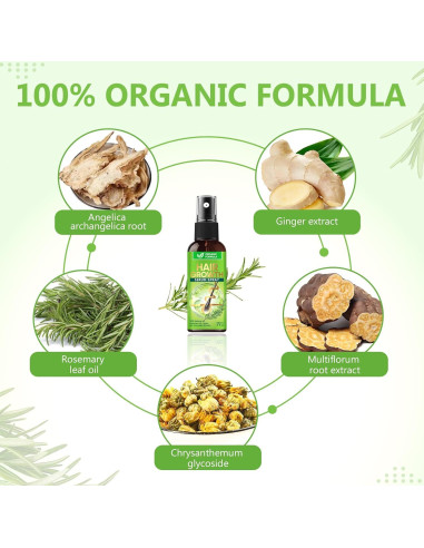 Spray de Aceite para Crecimiento del Cabello Josera 60 ML