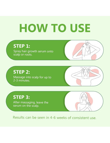 Spray de Aceite para Crecimiento del Cabello Josera 60 ML