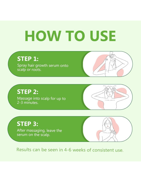 Spray de Aceite para Crecimiento del Cabello Josera 60 ML