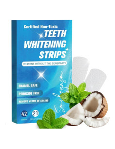 Tiras Blanqueadoras de Dientes Smilegasm - 42 Tiras - Sin Peróxido