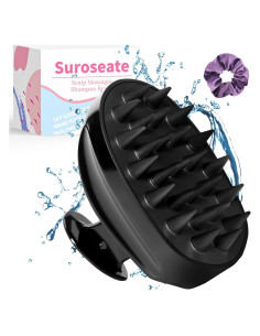 Cepillo Masajeador Suroseate para Cuero Cabelludo Negro