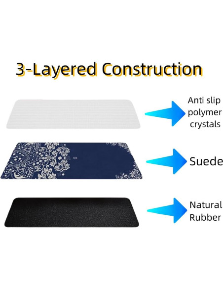 Esterilla de Yoga Plegable IEADEN Ecológica Antideslizante 182.88x66.04cm