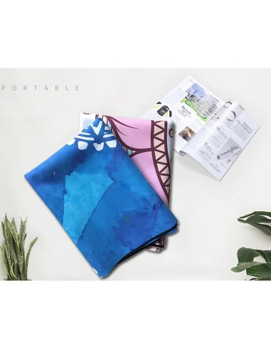 Esterilla de Yoga Plegable IEADEN Ecológica Antideslizante 182.88x66.04cm