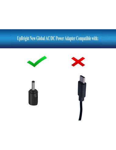 Adaptador de CA UpBright 16.8V para Pistola de Masaje Youdgee H1