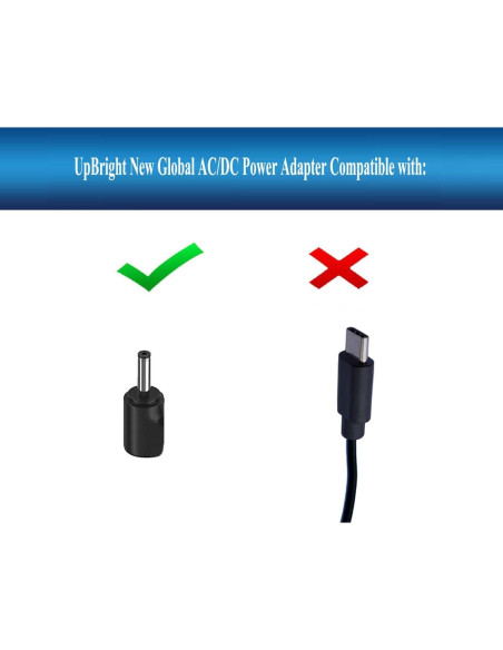 Adaptador de CA UpBright 16.8V para Pistola de Masaje Youdgee H1