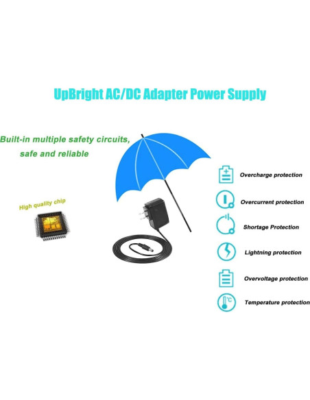 Adaptador de CA UpBright 16.8V para Pistola de Masaje Youdgee H1