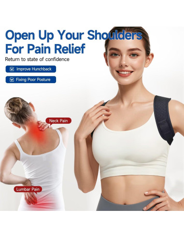 Corrector de Postura Abismat Verde Ajustable para Hombres y Mujeres