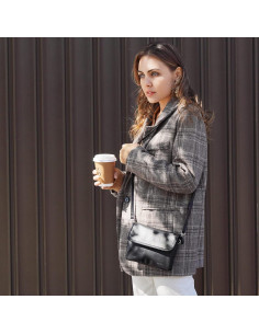 Bolso Cruzado de Cuero Genuino Befen para Teléfono Celular 2