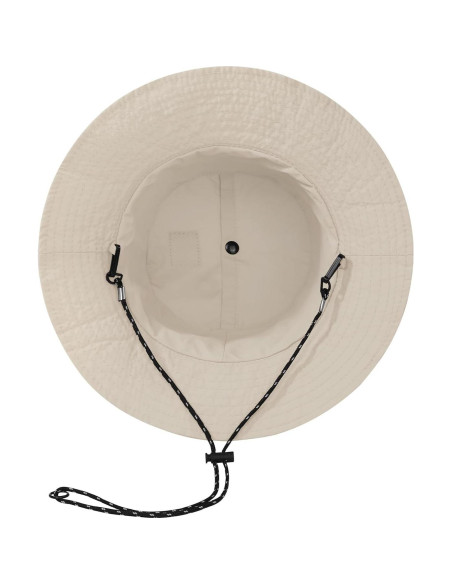 Sombrero de Cubo Plegable Impermeable UV Beige Claro