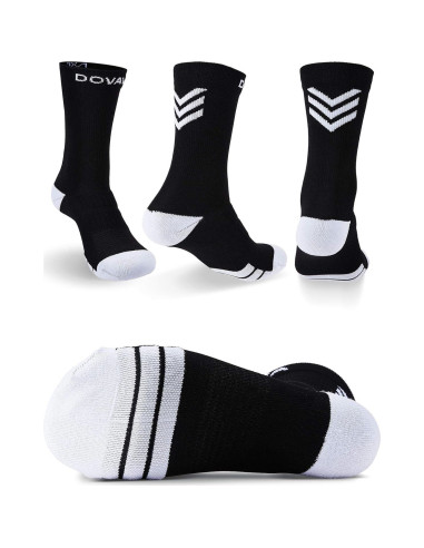 Calcetines de Compresión DOVAVA Dri-tech 4 Pares Negro
