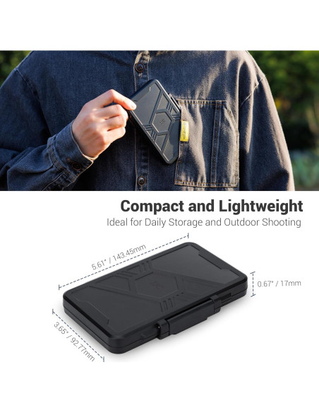 Estuche Organizador para Tarjetas de Memoria JJC 60 Ranuras