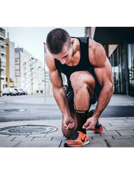 Calcetines de Compresión DOVAVA Dri-tech 4 Pares Negro