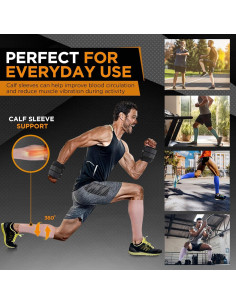 Mangas de Compresión para Pantorrillas Doc Miller 15-20mmHg 2