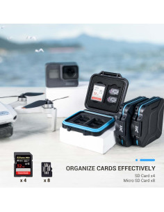 Estuche JJC para 12 Tarjetas de Memoria SD y Micro SD 2