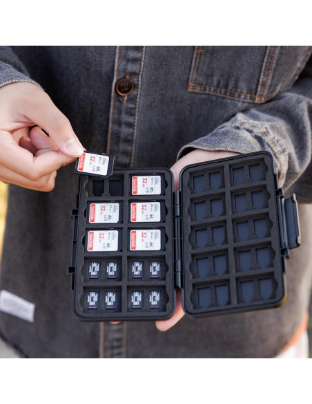 Estuche Organizador para Tarjetas de Memoria JJC 60 Ranuras