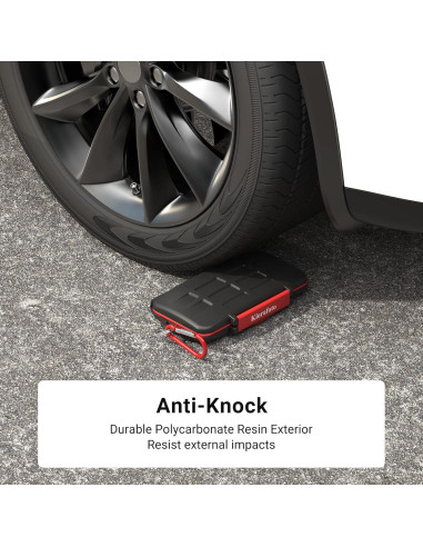 Funda Protectora Kiorafoto para 12 Tarjetas SD y Micro SD