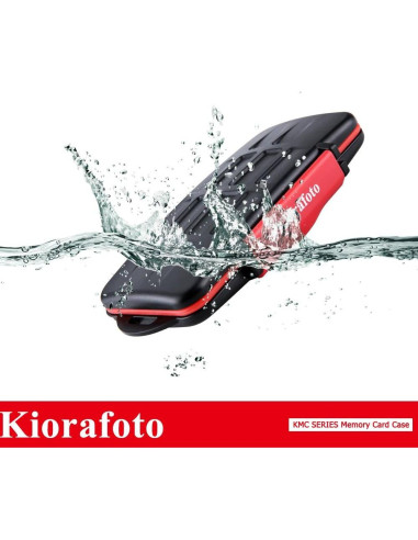 Funda Protectora Kiorafoto para 12 Tarjetas SD y Micro SD