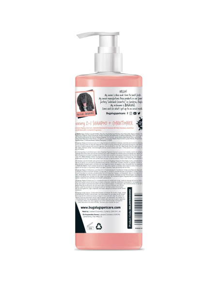 Champú y Acondicionador 2 en 1 Bugalugs 500 ml Papaya y Coco Champú y Acondicionador 2 en 1 Bugalugs 500 ml Papaya y Coco