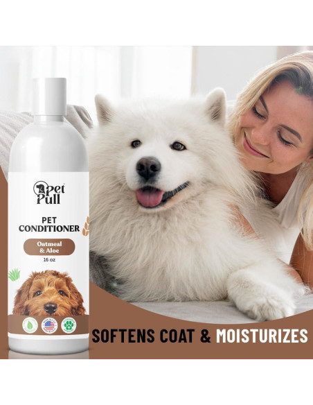 Champú Natural para Perros PET PULL 16 oz Avena y Aloe