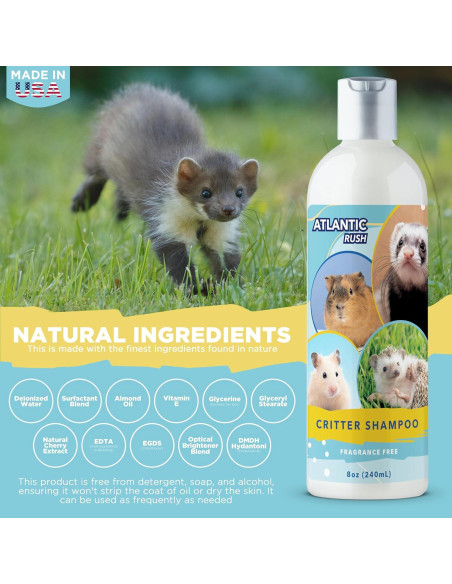 Champú Critter Atlantic Rush 227 g para Mascotas Pequeñas Champú Critter Atlantic Rush 227 g para Mascotas Pequeñas