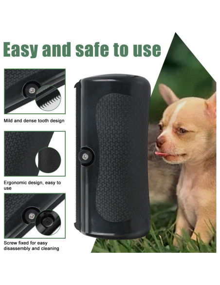 Cepillo de Aseo para Mascotas Peuesty - Herramienta Suave de Deshedding