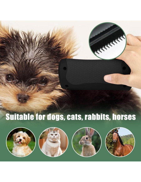 Cepillo de Aseo para Mascotas Peuesty - Herramienta Suave de Deshedding