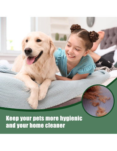 Cepillo de Aseo para Mascotas Peuesty - Herramienta Suave de Deshedding