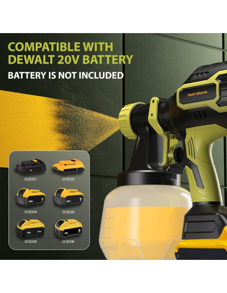 Pulverizador de pintura inalámbrico 3D VO INN CPS004-D 1200ml