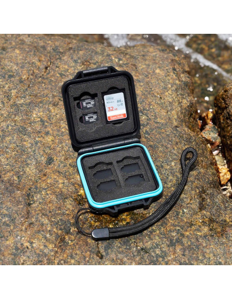 Estuche JJC para 12 Tarjetas de Memoria SD y Micro SD