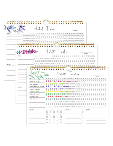 Calendario de Seguimiento de Hábitos PIOOJK 29.7x21.6 cm