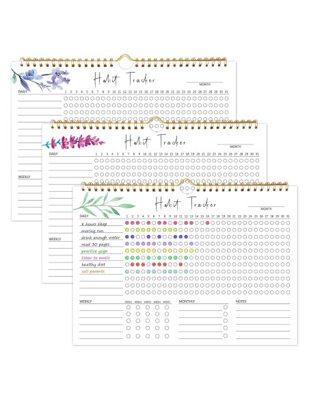Calendario de Seguimiento de Hábitos PIOOJK 29.7x21.6 cm Calendario de Seguimiento de Hábitos PIOOJK 29.7x21.6 cm