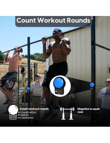 Contador Digital Grande Magnético Contador Redondo Fácil