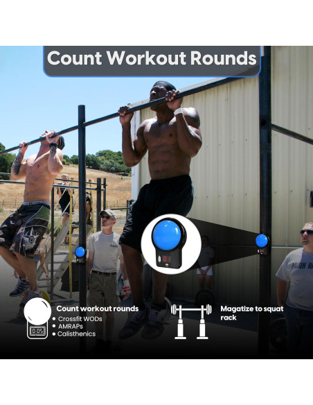 Contador Digital Grande Magnético Contador Redondo Fácil