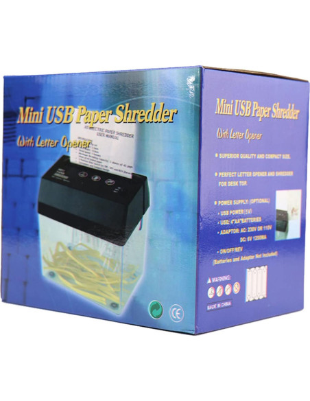Cortadora de Papel Eléctrica FTVOGUE Mini A6 USB Automática