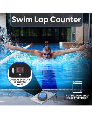 Contador Digital Grande Magnético Contador Redondo Fácil