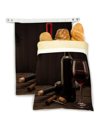 Bolsas de Pan Reutilizables de Cera de Abeja SINENRY - 2 Unidades