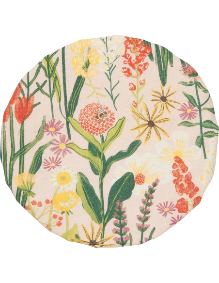 Cubiertas de Tazón Reutilizables Now Designs Abejas y Flores - Set de 2