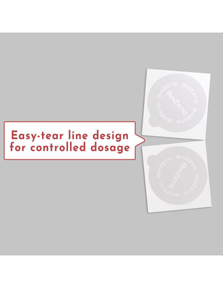 100 Tapas de Sellado Aluminio BinZetic para Nespresso Vertuo 62mm