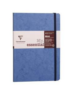 Cuaderno Enlazado Clairefontaine A5 Rayado 192 Páginas Azul