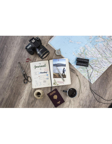 Cuaderno Enlazado Clairefontaine A5 Rayado 192 Páginas Azul