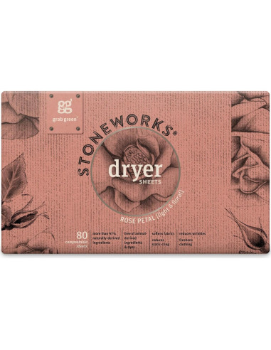 Cápsulas de Detergente y Hojas para Secadora Grab Green 80 Unidades Pétalo de Rosa